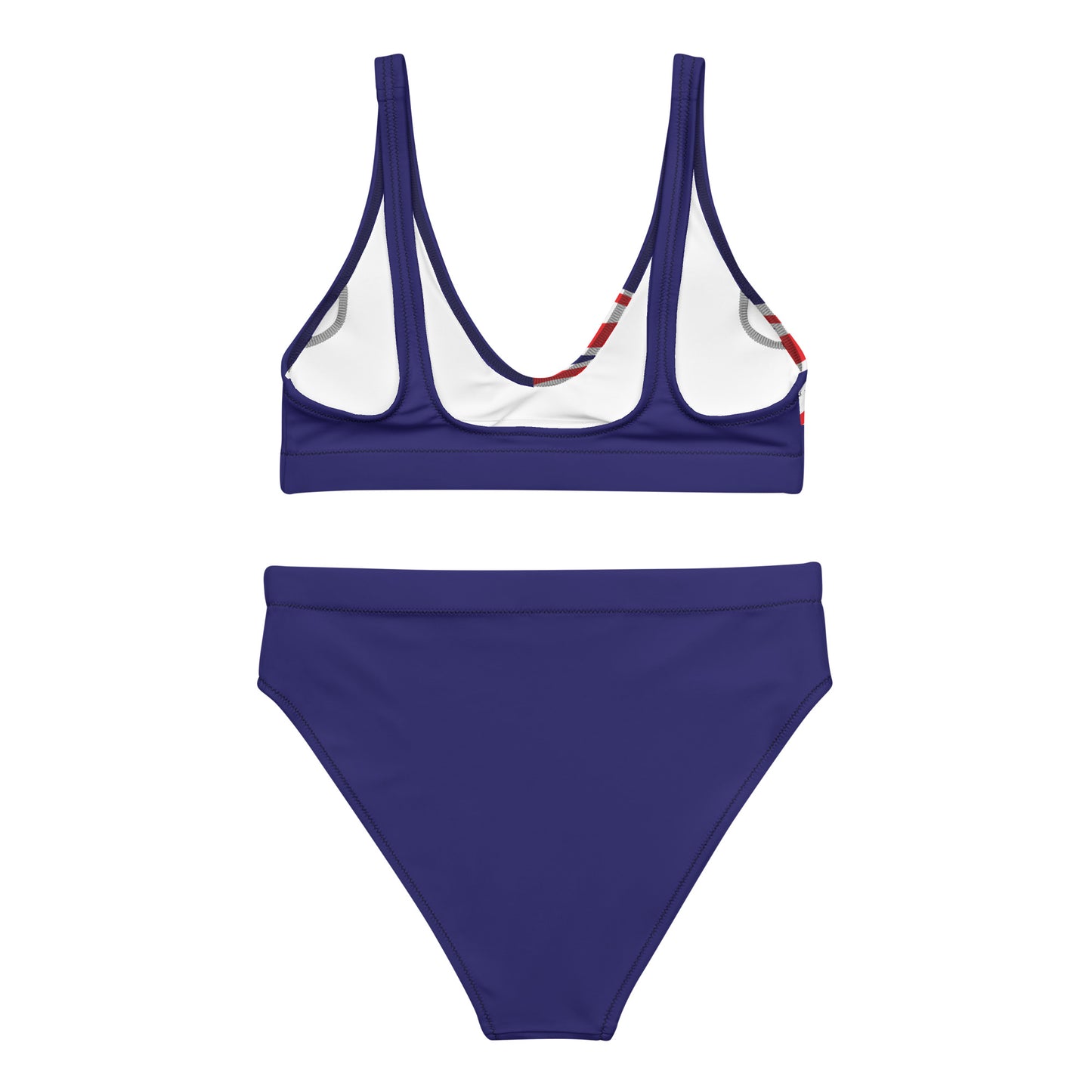 Australia Flag - Sustainably Made Recycled high-waisted bikini