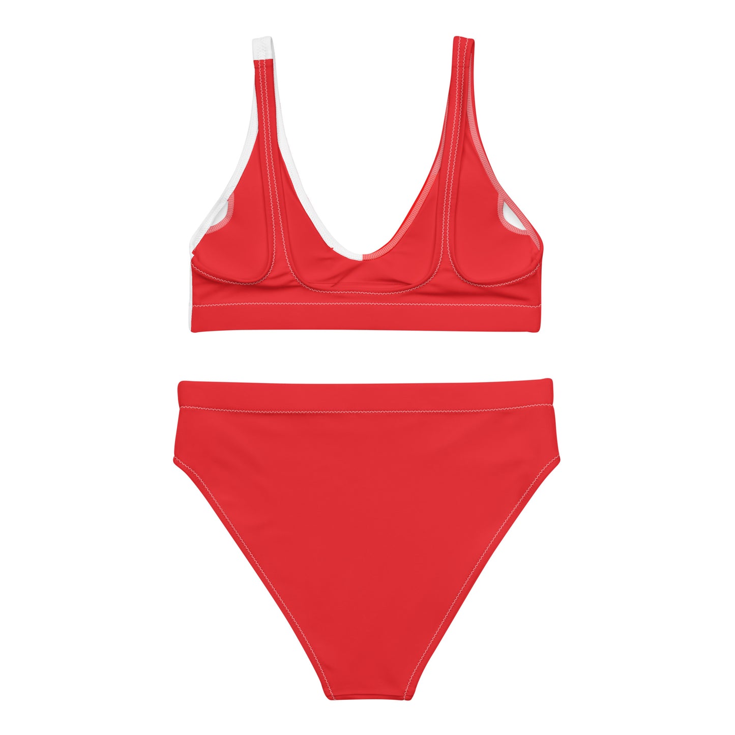 Canada Flag - Sustainably Made Recycled High-Waisted Bikini