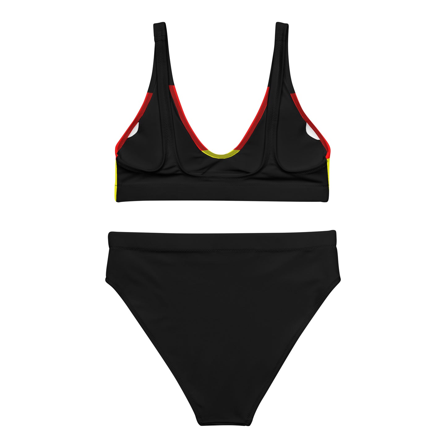 Germany Flag - Sustainably Made Recycled High-Waisted Bikini