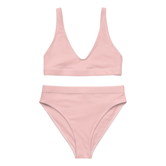 Pink - Sustainably Made Recycled High-Waisted Bikini