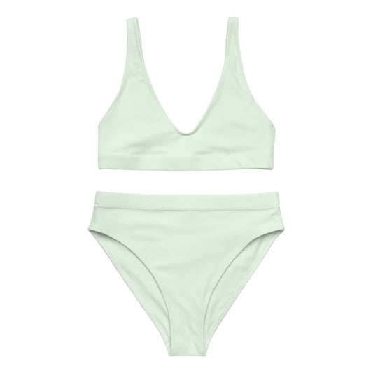 Cool Mint - Sustainably Made Recycled High-Waisted Bikini