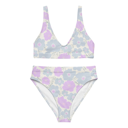 Seafoam - Sustainably Made Recycled High-Waisted Bikini
