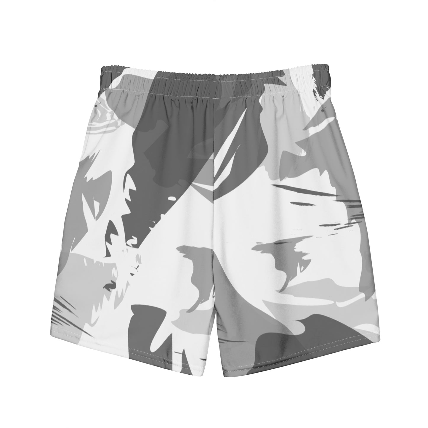 Snow Camo - Sustainably Made Men's swim trunks