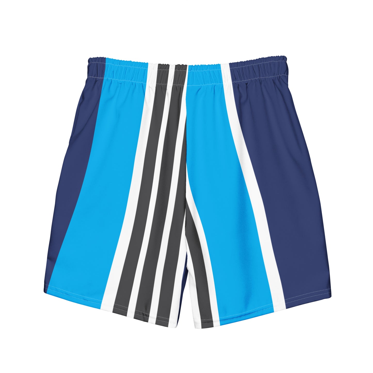 Vertical Blue - Sustainably Made Men's swim trunks