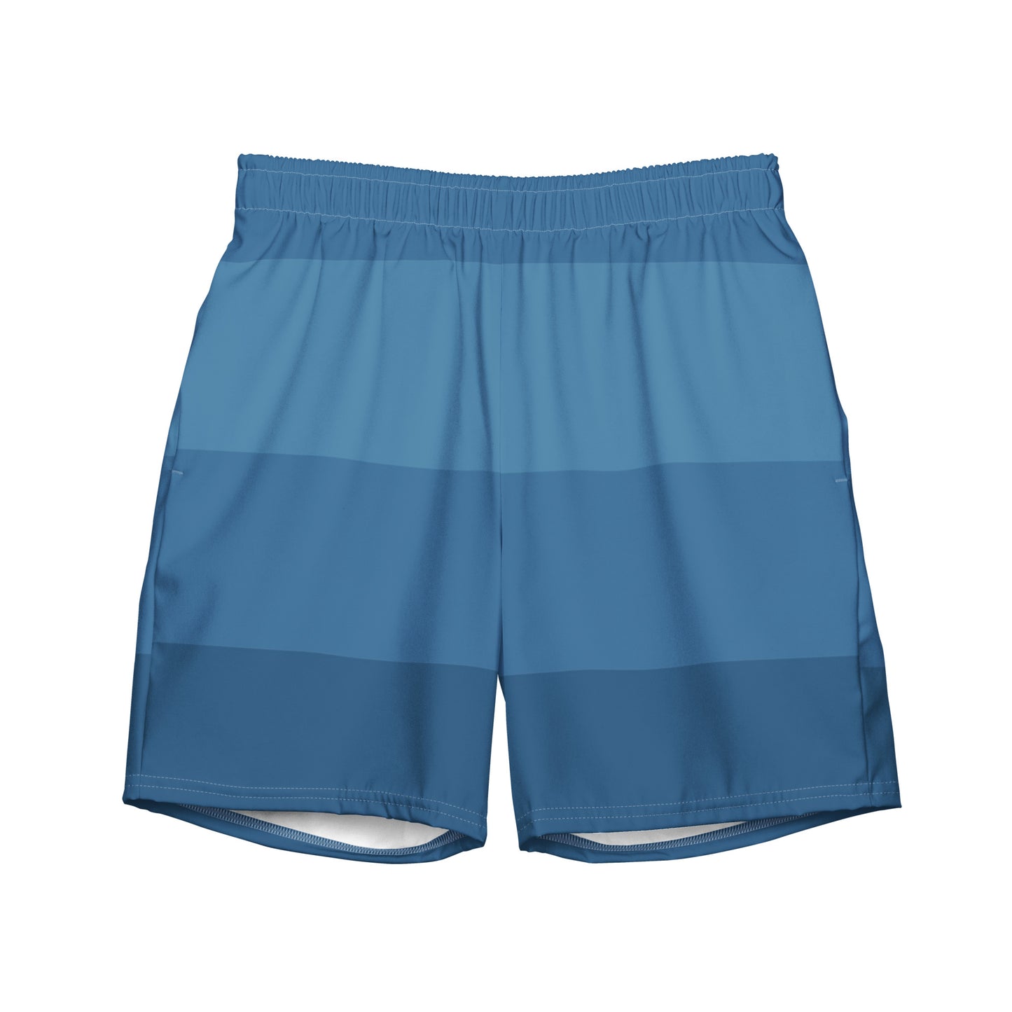 Gradient Blue - Sustainably Made Men's swim trunks