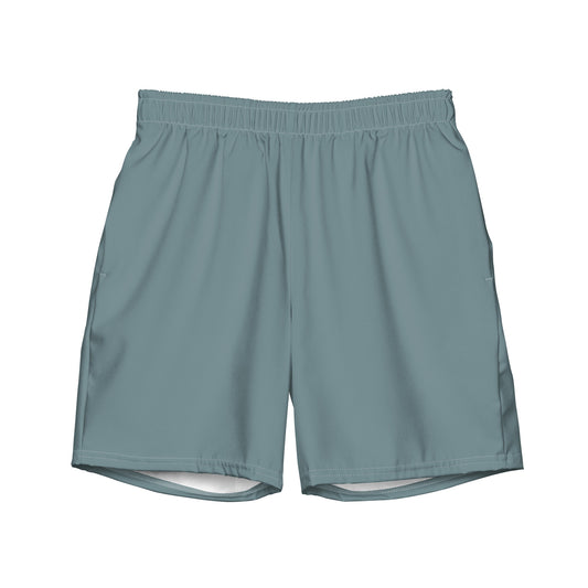Bluish Grey - Sustainably Made Men's swim trunks