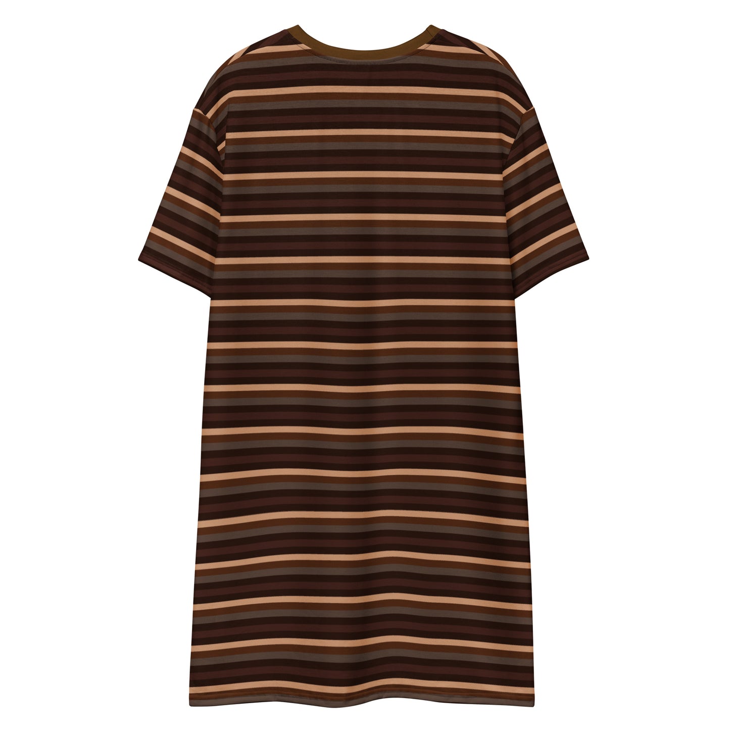 Retro Brown - Inspired By Taylor Swift - Sustainably Made T-shirt dress