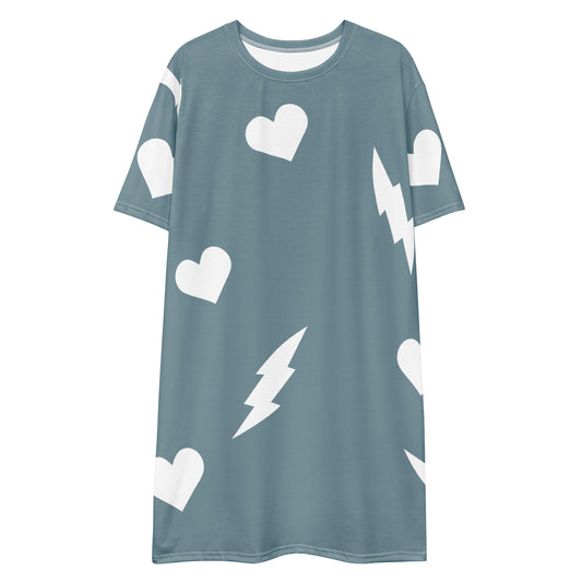 Love and Thunder - Inspired By Taylor Swift - Sustainably Made T-shirt dress