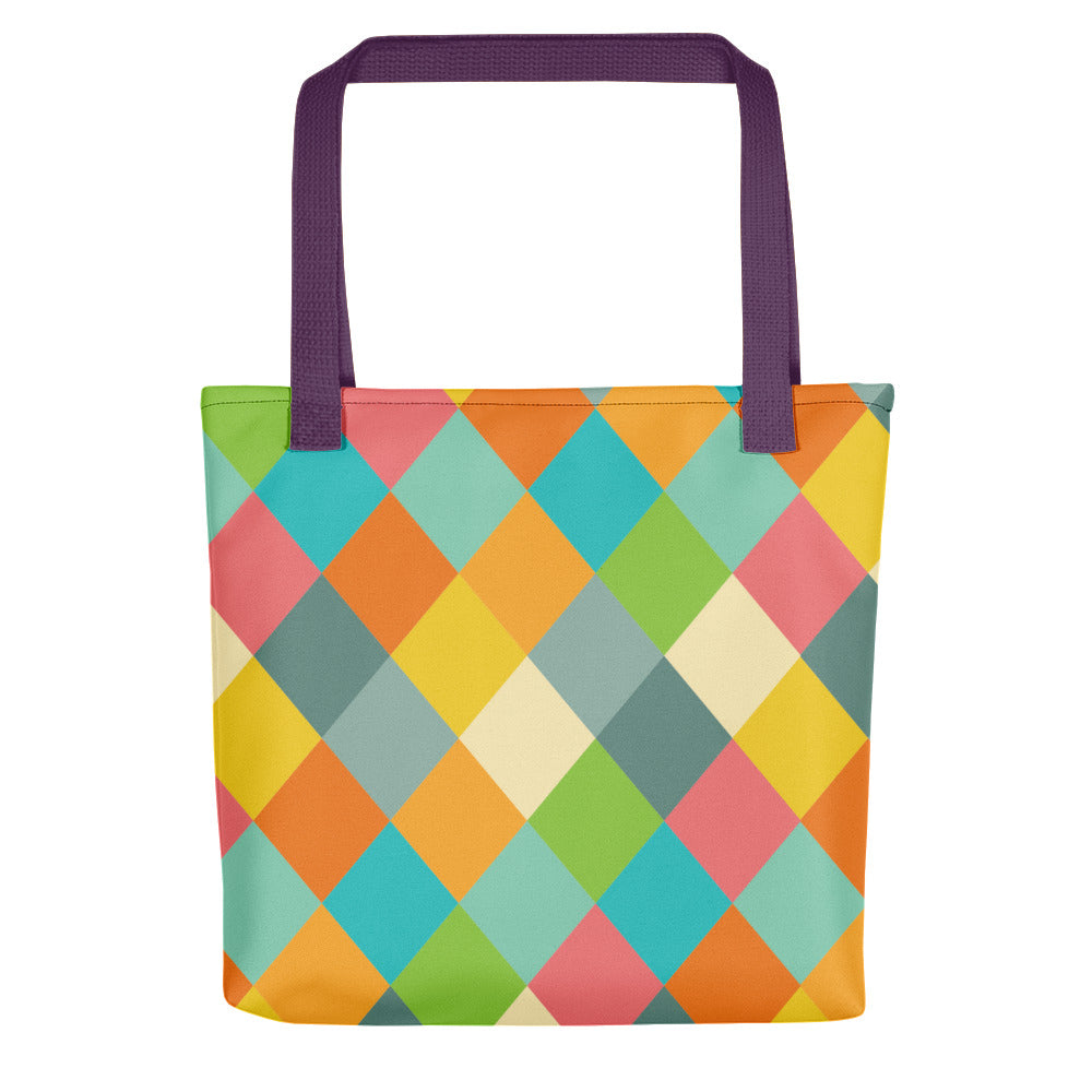 Vintage Diamond - Sustainably Made Tote Bag