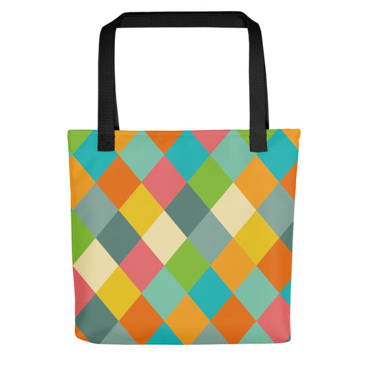 Vintage Diamond - Sustainably Made Tote Bag