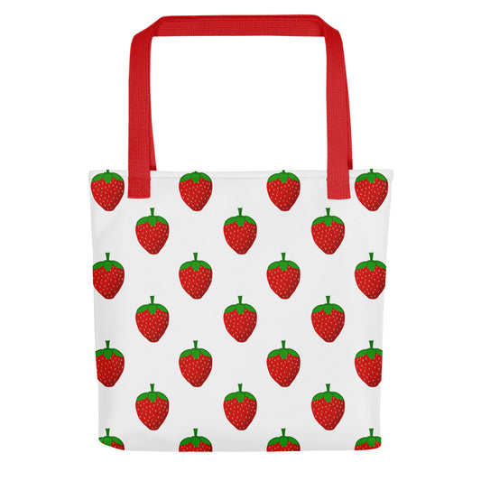 Strawberry Party - Inspired By Harry Styles - Sustainably Made Tote bag