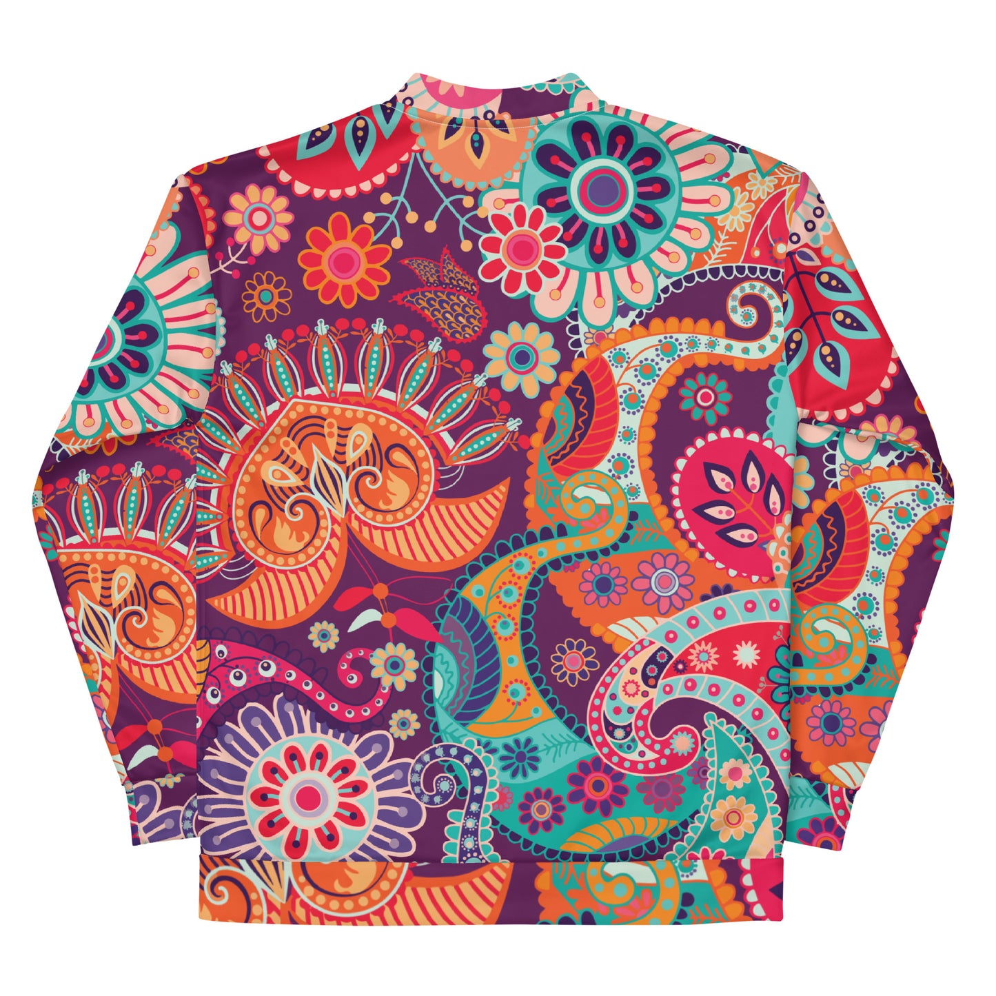 Floral Orange Tribe - Sustainably Made Jacket