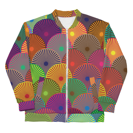 Colorful Flower Circle - Sustainably Made Jacket
