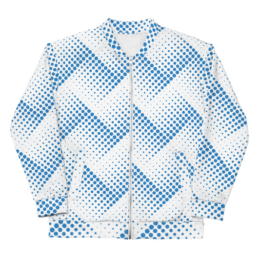 Blue Halftone - Sustainably Made Jacket