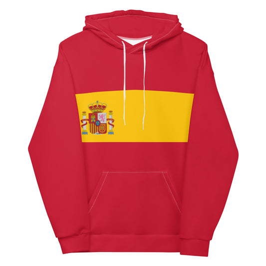 Spain Flag - Sustainably Made Hoodie