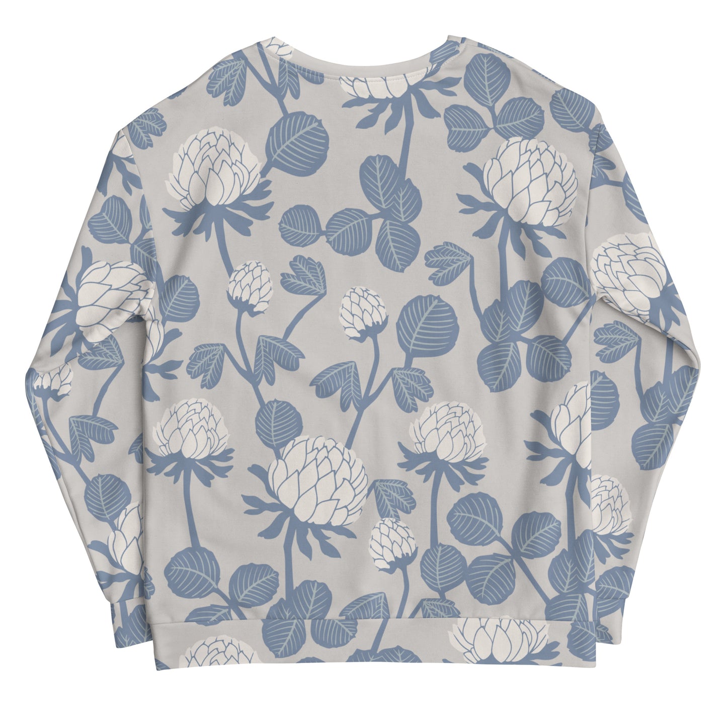 Grey Floral - Sustainably Made Sweatshirt