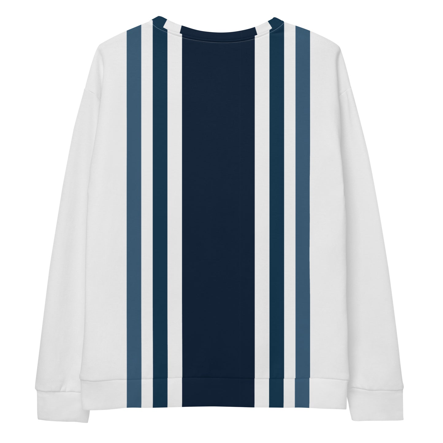 Vertical Lines Blue - Sustainably Made Sweatshirt