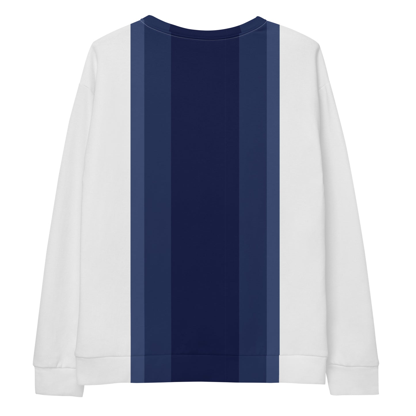 Vertical Lines Blue Block - Sustainably Made Sweatshirt