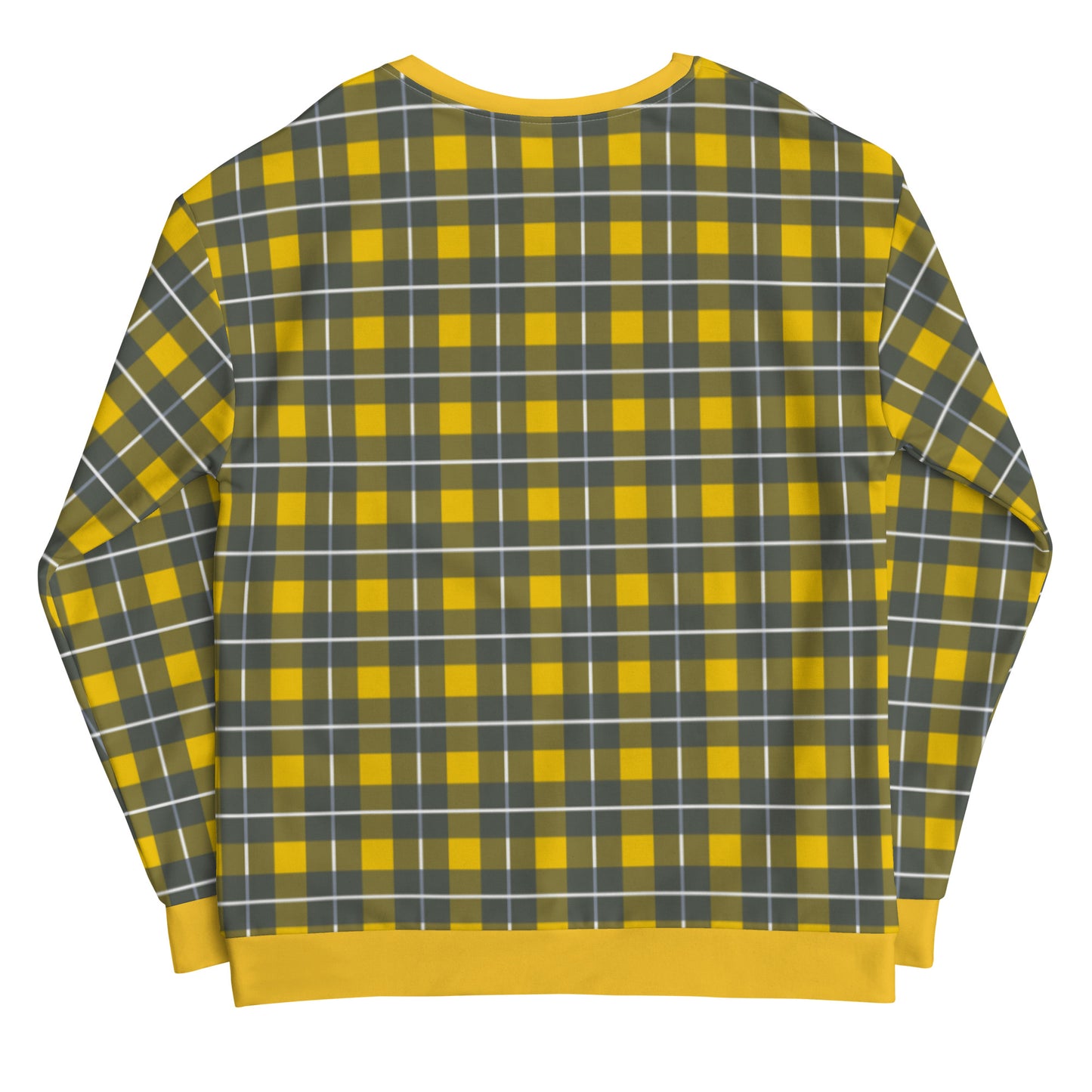 Yellow Tartan - Inspired By Harry Styles - Sustainably Made Sweatshirt