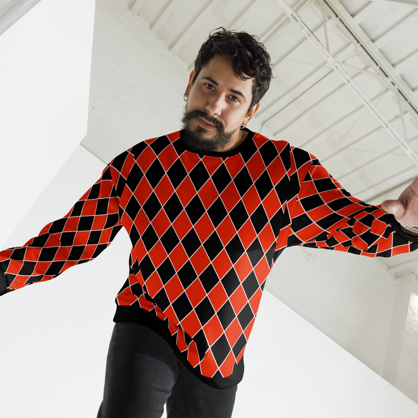 Red Diamond - Inspired By Harry Styles - Sustainably Made Sweatshirt