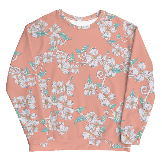 Floral Pink - Sustainably Made Sweatshirt