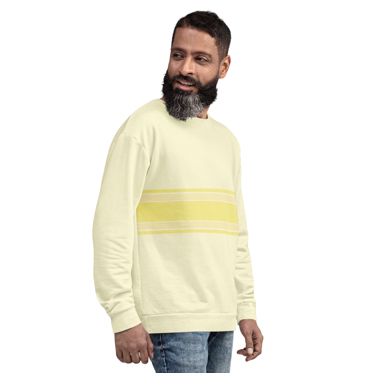 Banana Horizontal - Sustainably Made Sweatshirt