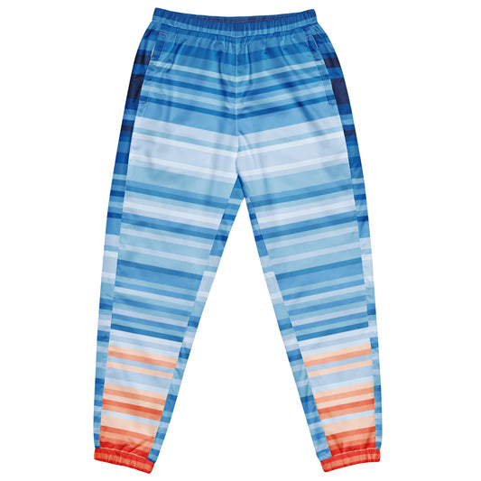 Climate Change Global Warming Stripes - Sustainably Made Unisex track pants