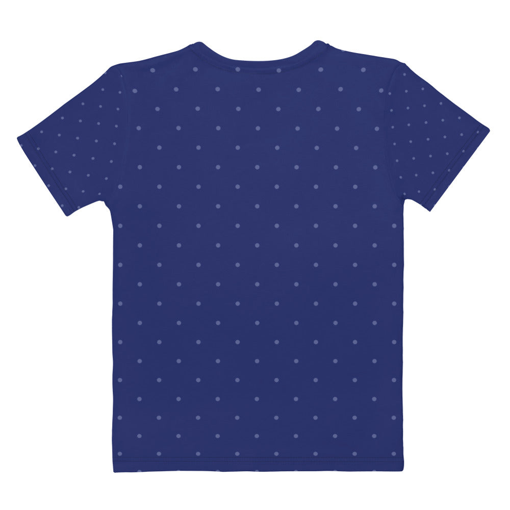 Navy Dots - Sustainably Made Women’s Short Sleeve Tee