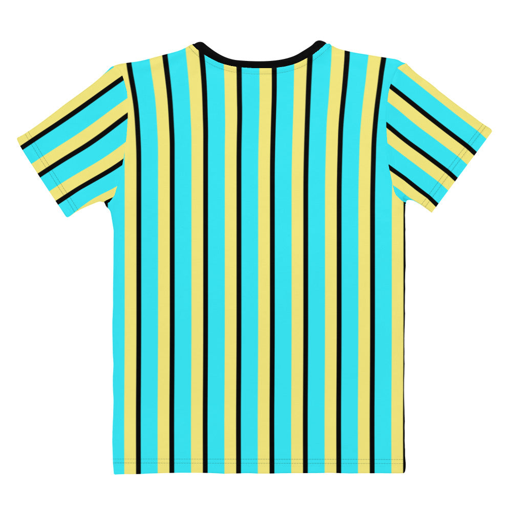 Vintage Stripes - Inspired By Harry Styles - Sustainably Made Women's Short Sleeve Tee