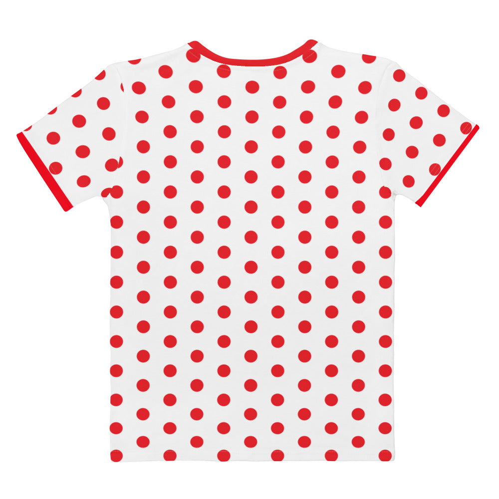 Red Polkadot - Inspired By Harry Styles - Sustainably Made Women’s Short Sleeve Tee