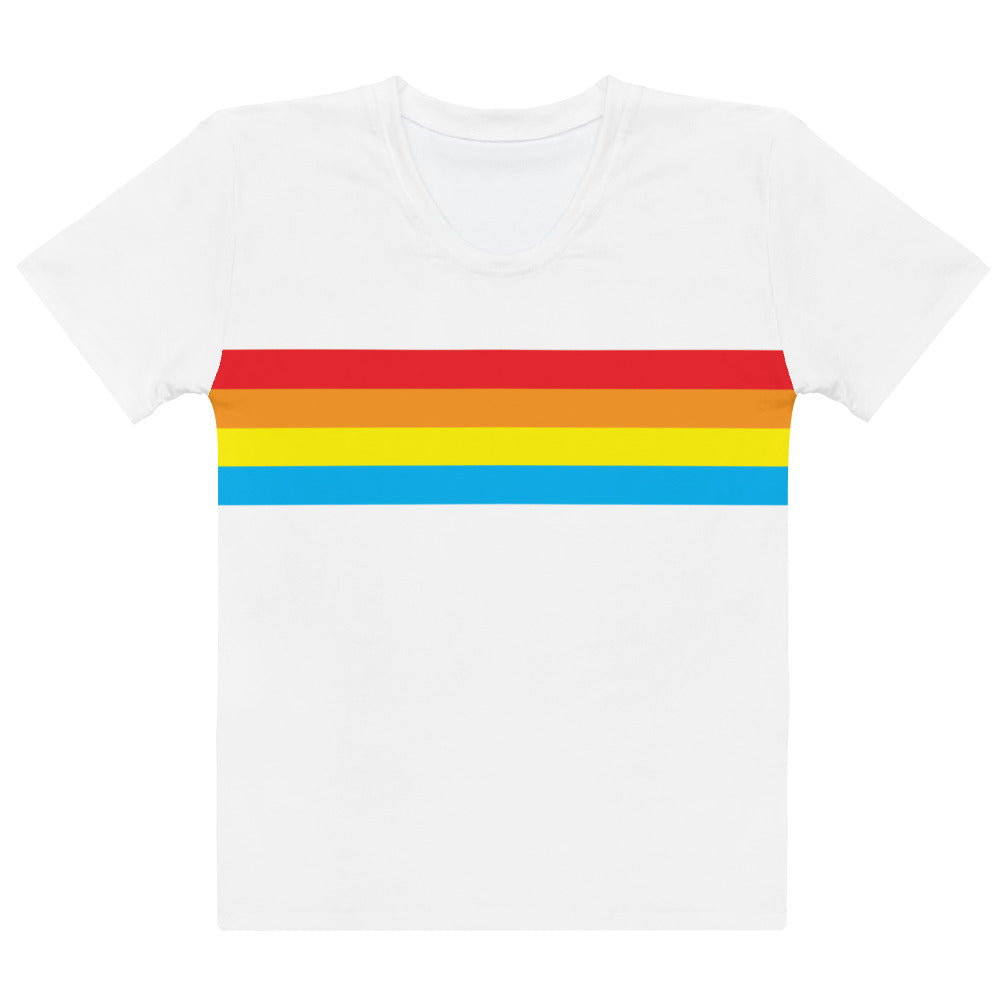 Retro Colors - Sustainably Made Women’s Short Sleeve Tee