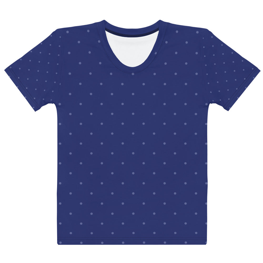 Navy Dots - Sustainably Made Women’s Short Sleeve Tee