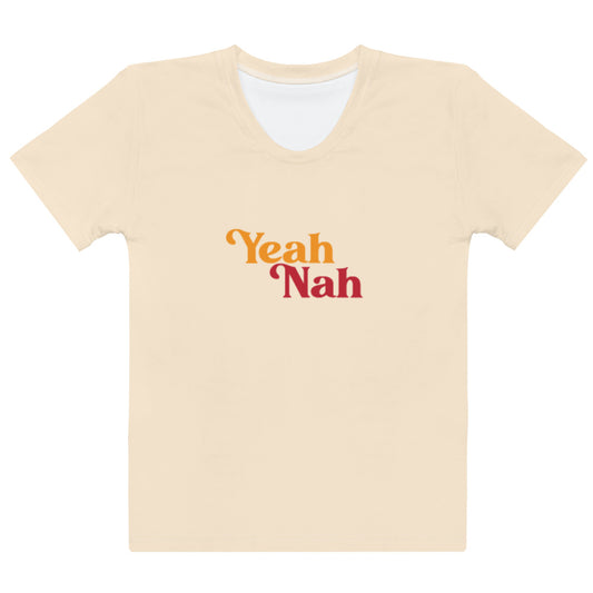 Yeah Nah - Sustainably Made Women's Short Sleeve Tee
