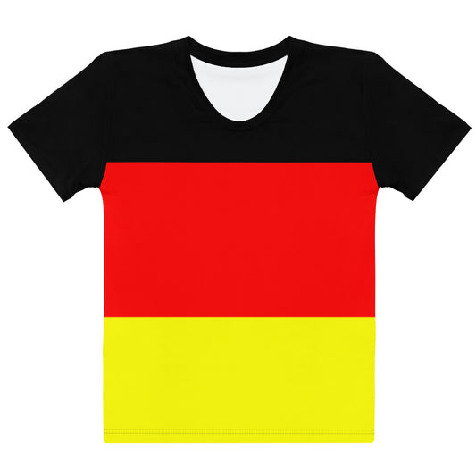 Germany Flag - Sustainably Made Women’s Short Sleeve Tee
