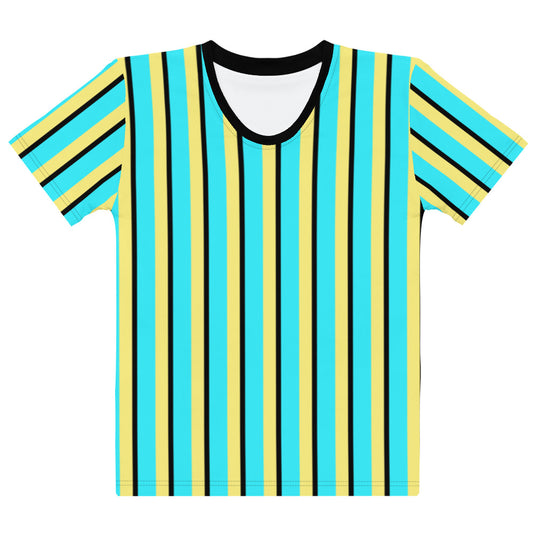 Vintage Stripes - Inspired By Harry Styles - Sustainably Made Women's Short Sleeve Tee