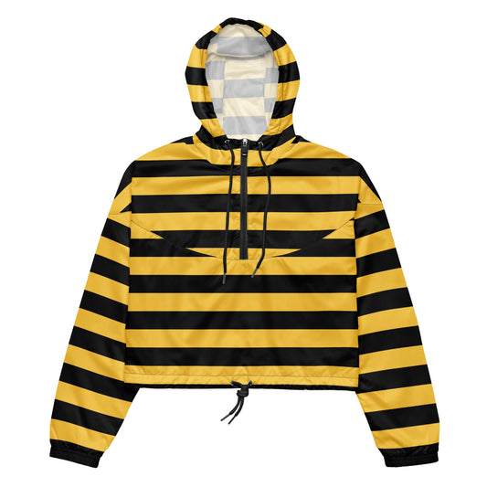 Honey Bee - Inspired By Harry Styles - Sustainably Made Women’s cropped windbreaker