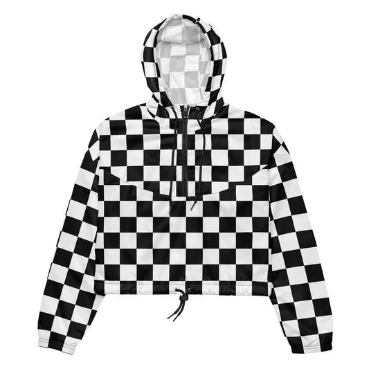 Checkmate - Inspired By Harry Styles - Sustainably Made Women’s cropped windbreaker
