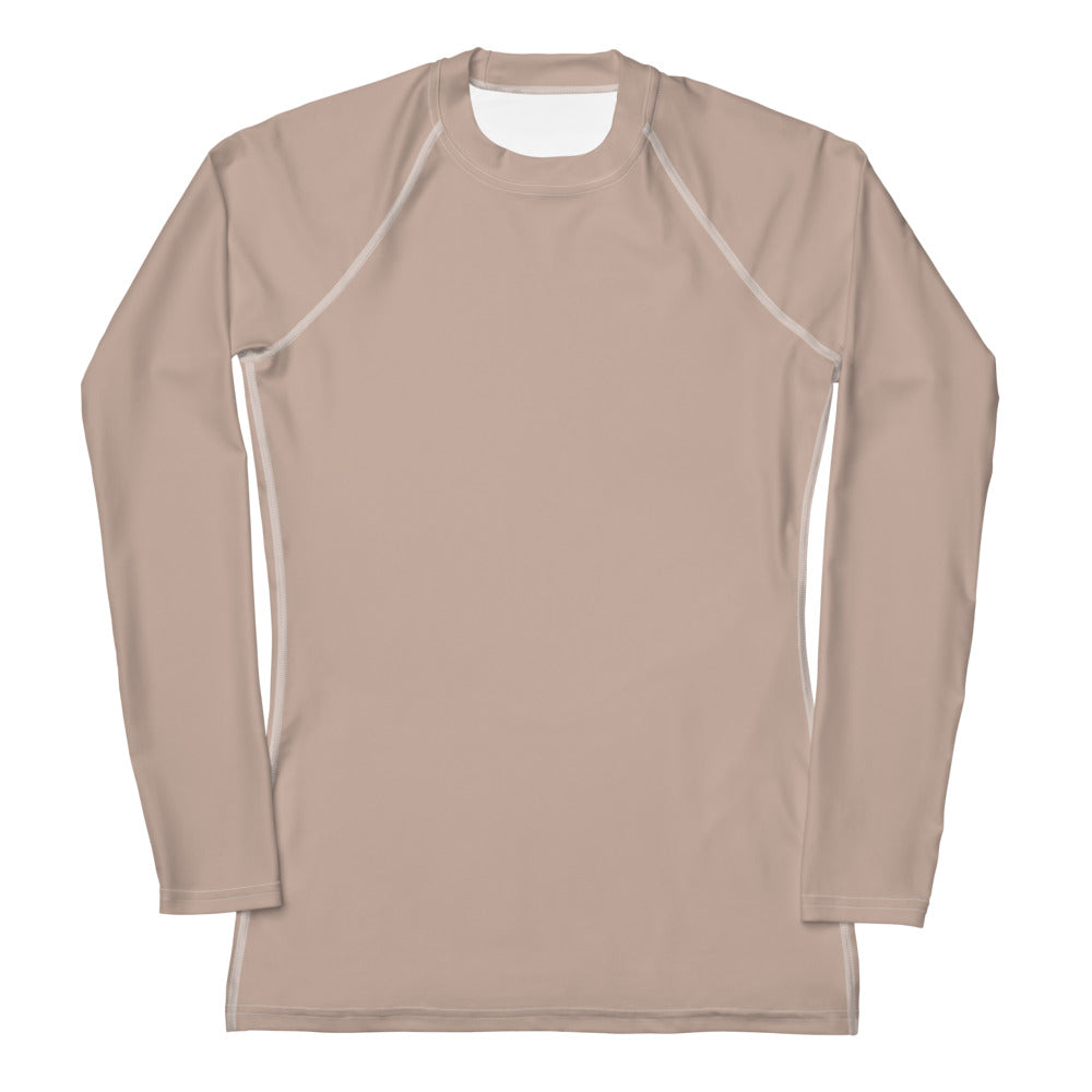 Basic Light Brown - Sustainably Made Long Sleeve Tee