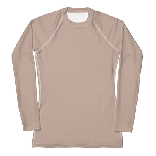 Basic Light Brown - Sustainably Made Long Sleeve Tee