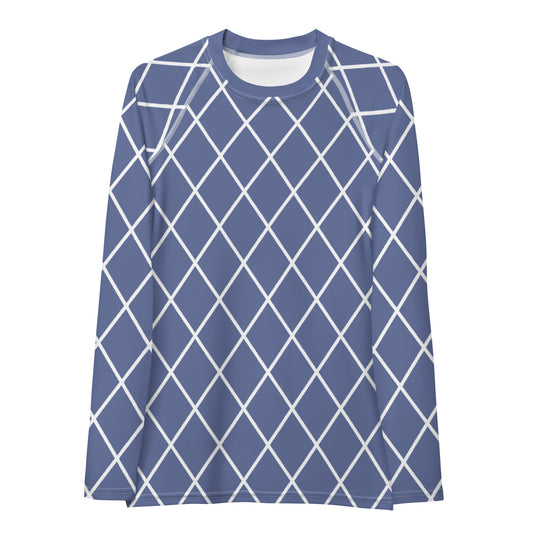 Vintage Blue Purple - Inspired By Harry Styles - Sustainably Made Women's Rash Guard