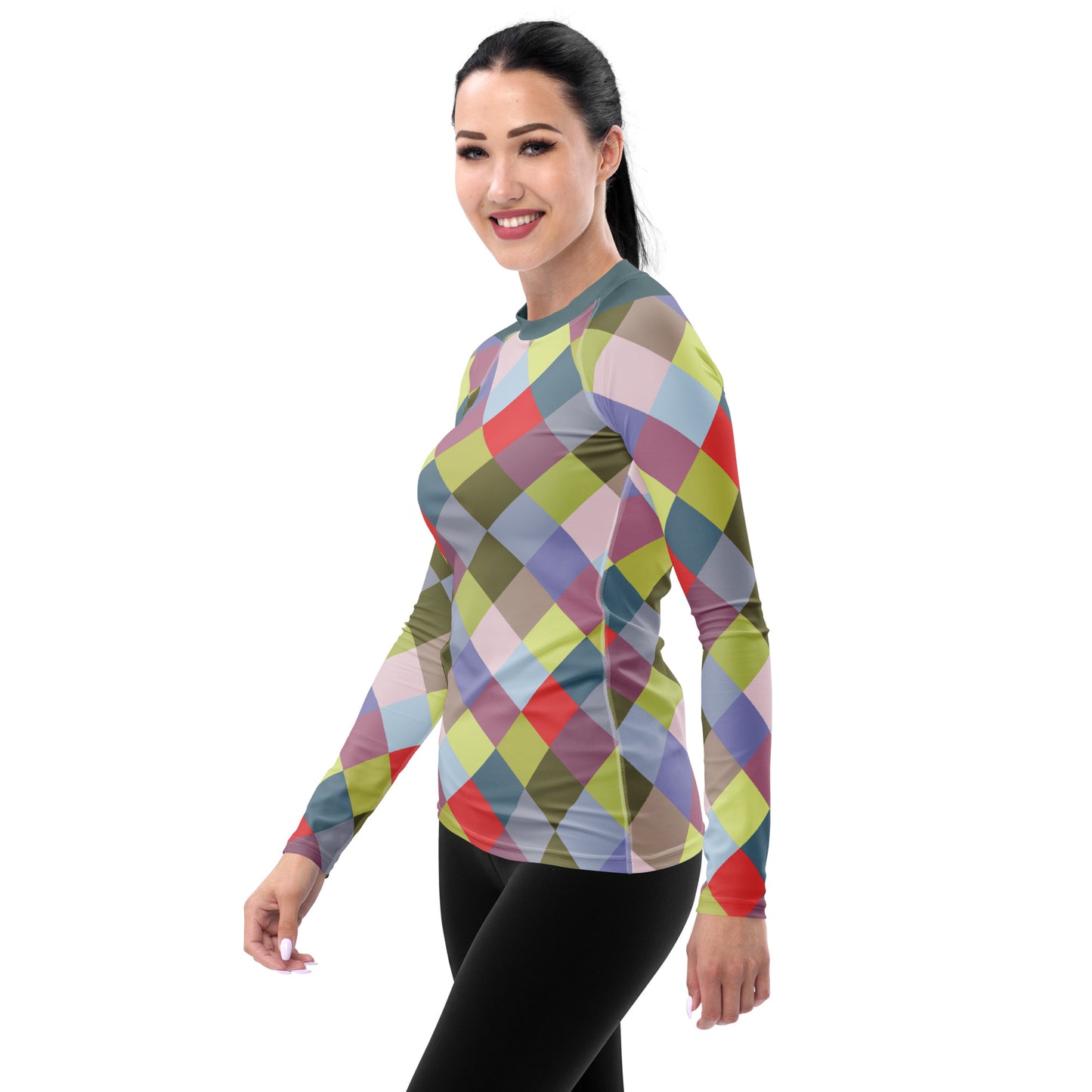 Colorful - Inspired By Harry Styles - Sustainably Made Women's Rash Guard