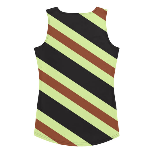 Retro Stripes - Inspired By Harry Styles - Sustainably Made Tank Top