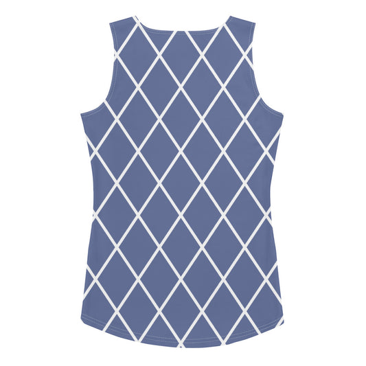 Vintage Blue Purple - Inspired By Harry Styles - Sustainably Made Tank Top