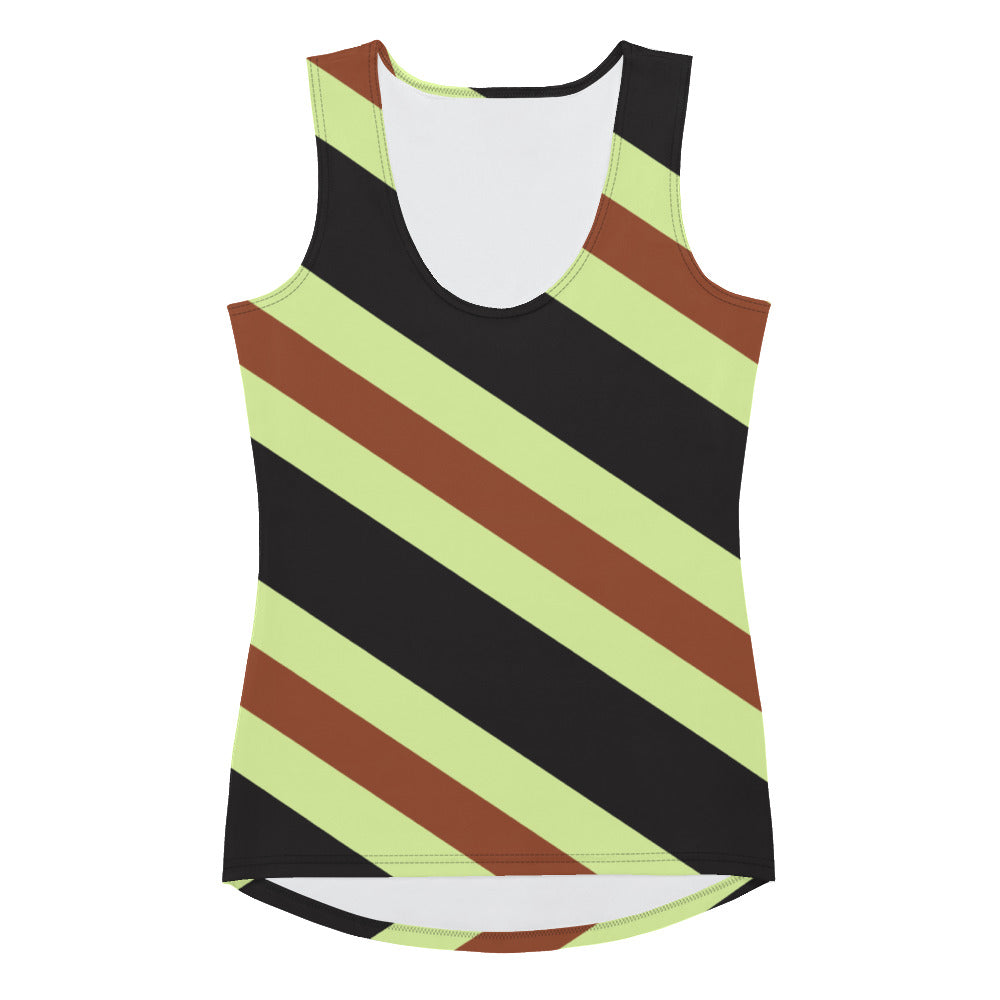 Retro Stripes - Inspired By Harry Styles - Sustainably Made Tank Top