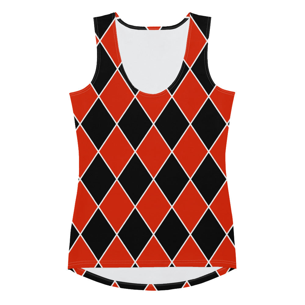 Red Diamond - Inspired By Harry Styles - Sustainably Made Tank Top