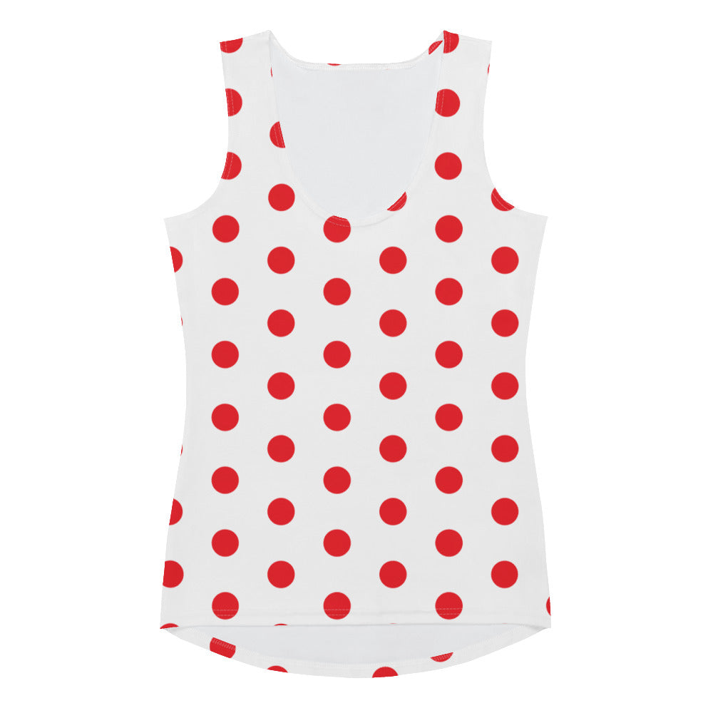 Red Polkadot - Inspired By Harry Styles - Sustainably Made Tank Top