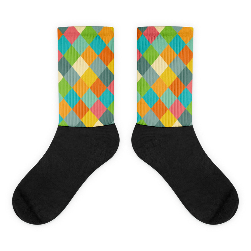 Vintage Diamond - Sustainably Made Socks