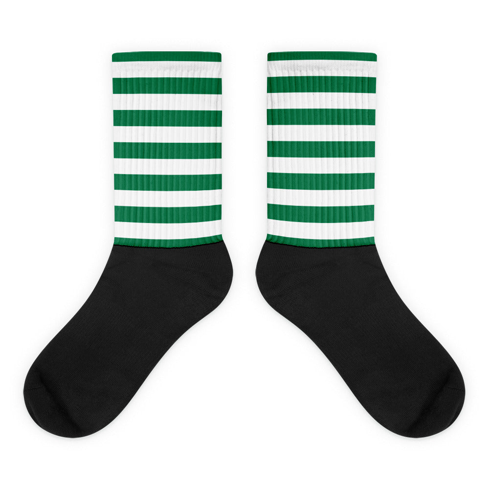 Green Stripes - Sustainably Made Socks