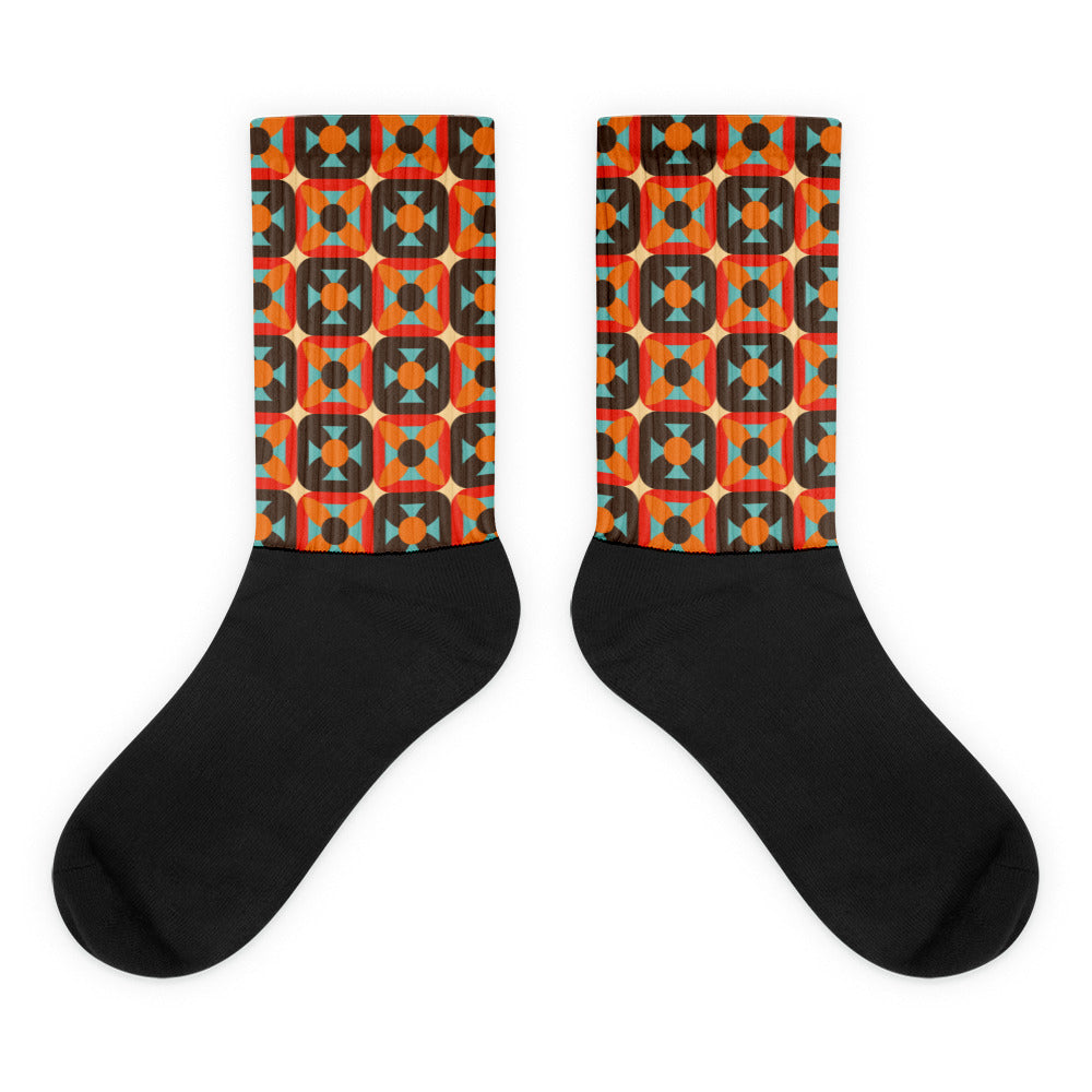 Retro Block - Sustainably Made Socks