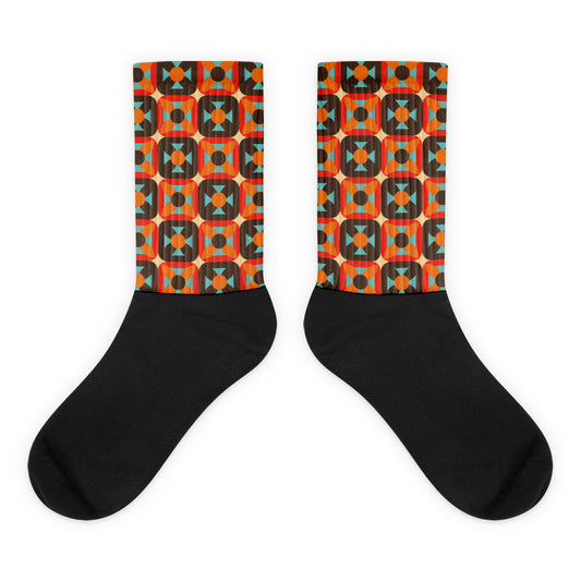 Retro Block - Sustainably Made Socks